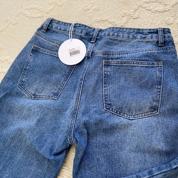 HAYDEN KNEE RIP JEANS MIDWASH DENIM- PrincessPolly - Picture 5 of 5